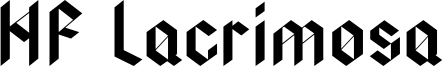 HF Lacrimosa Font