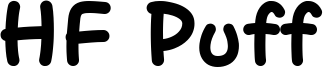 HF Puff Font