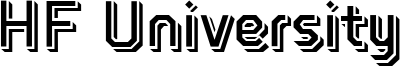 HF University Font