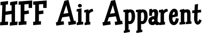 HFF Air Apparent.otf