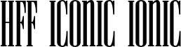 HFF Iconic Ionic.otf
