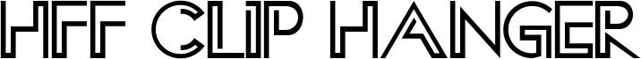 HFF Clip Hanger Font
