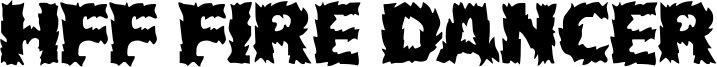 HFF Fire Dancer Font