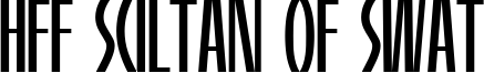 HFF Sultan of Swat Font