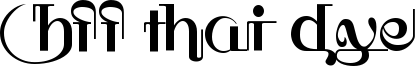 HFF Thai Dye Font