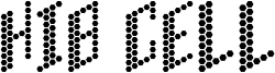 HIB Cell Font
