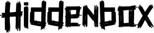 Hiddenbox Font