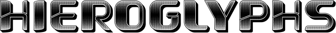 Hieroglyphs Font