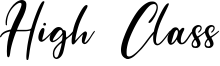 High Class Font
