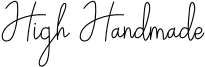 High Handmade Font