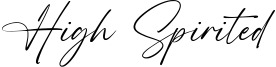 High Spirited Font