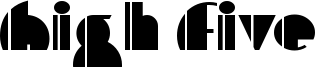 High Five Font