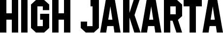 High Jakarta Font