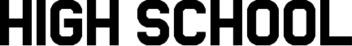 High School Font