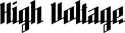 High Voltage Font