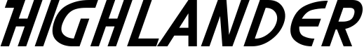 Highlander Font