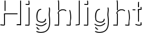 Highlight Font