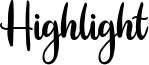 Highlight Font