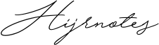 Hijrnotes Font
