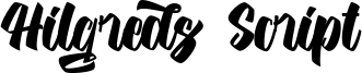 Hilgreds Script Font