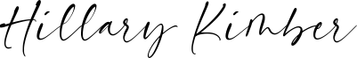 Hillary Kimber Font