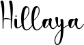 Hillaya Font