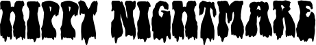 Hippy Nightmare Font