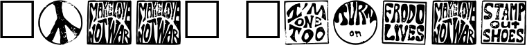 Hippy Stamps Font