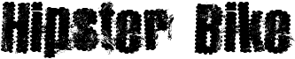Hipster Bike Font