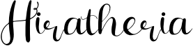Hiratheria Font