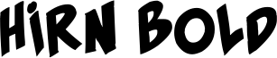 Hirn Bold Font
