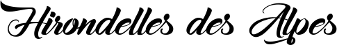 Hirondelles des Alpes Font