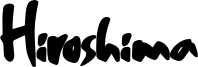 Hiroshima Font