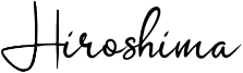 Hiroshima Font