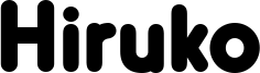 HirukoBlackAlternate.ttf