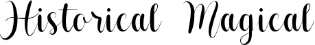 Historical Magical Font