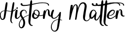 History Matter Font