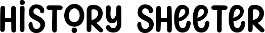 History Sheeter Font