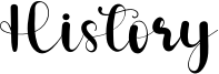 History Font