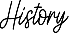 History Font