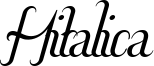Hitalica Font