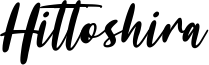 Hittoshira Font
