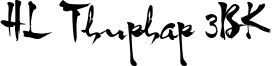 HL Thuphap 3BK Font