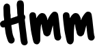 Hmm Font