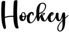 Hockey Font