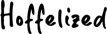 Hoffelized Font