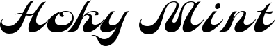 Hoky Mint Font
