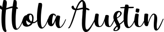 Hola Austin Font