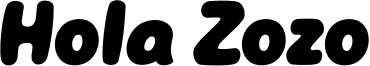 Hola Zozo Font