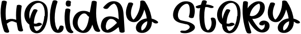 Holiday Story Font